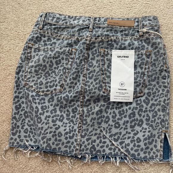 New with tag GRLFRND denim skirt size 27 - Picture 4 of 10